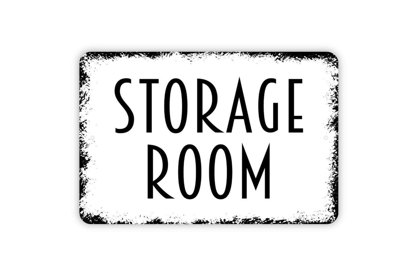 Storage Room Sign - Metal Wall Art - Indoor or Outdoor