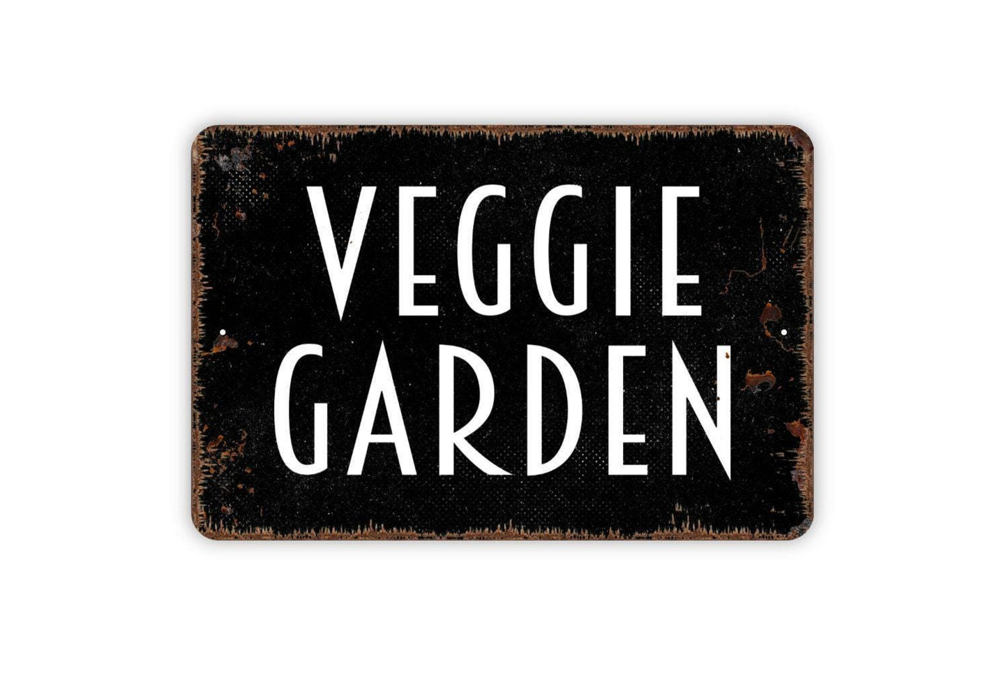 Veggie Garden Sign - Metal Garden Indoor or Outdoor Wall Art