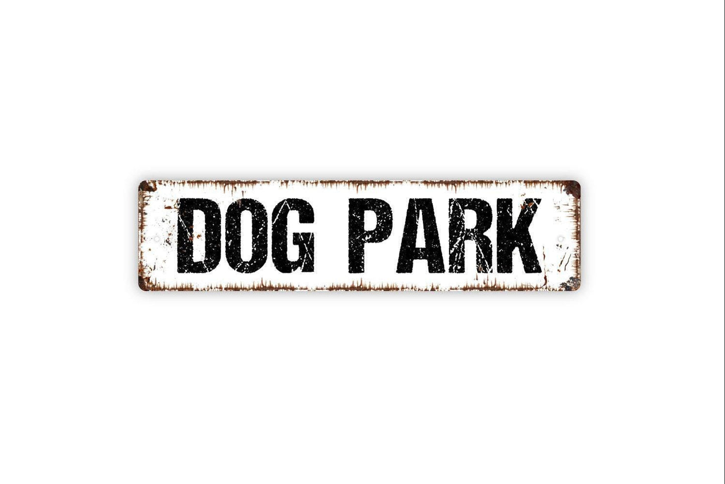 Dog Park Sign - Play Yard Puppy Pup Doggy K9 Doggie Vinyl Sticker Or  Street Metal Sign or Door Name Plate Plaque