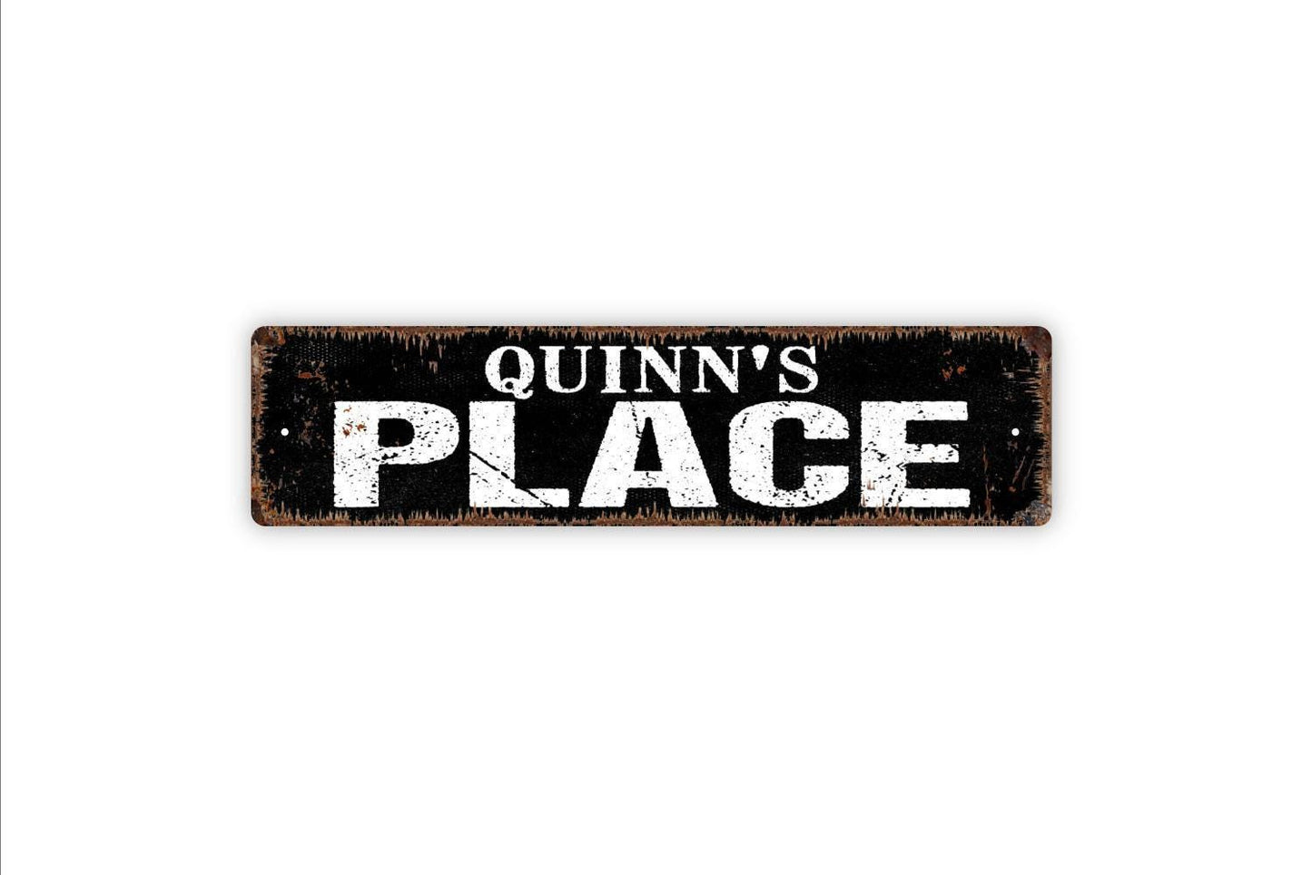 Personalized Place Sign - Custom Metal Sign Vinyl Sticker Or  Street Metal Sign or Door Name Plate Plaque