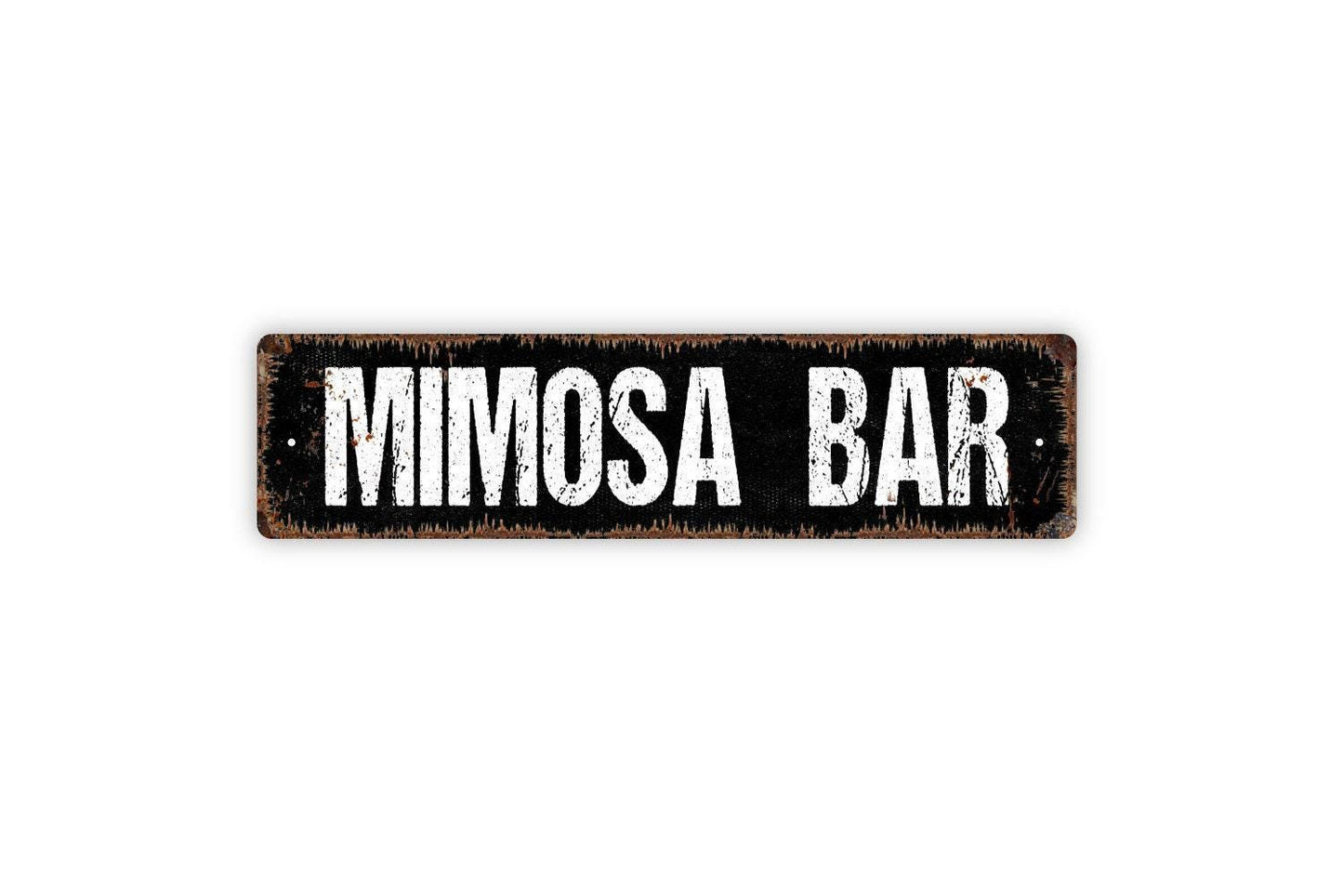 Mimosa Bar Sign – Brunch Party Wall Decor – Rustic Kitchen or Home Bar Sign – Bridal Shower or Wedding Sign – Metal Sign or Vinyl Sticker