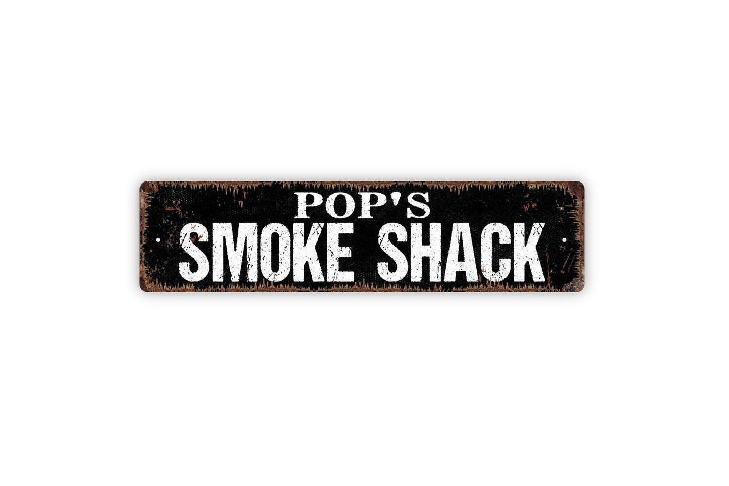 Personalized Smoke Shack Sign | Custom BBQ Sign | Barbecue Pit Sign | Outdoor Grill Decor | Metal Sign or Vinyl Sticker