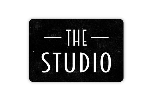 The Studio Sign - Metal Sign, Custom Farmhouse Kitchen Wall Metal Sign