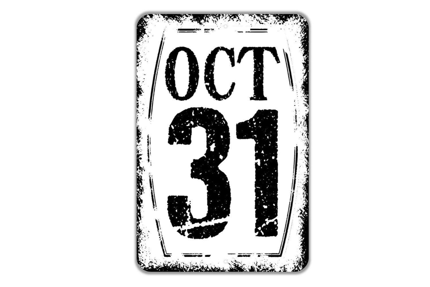 Personalized October 31 or Any Date Sign | Custom Wall Decor | Metal Sign or Vinyl Sticker for Weddings, Anniversaries, Birthdays