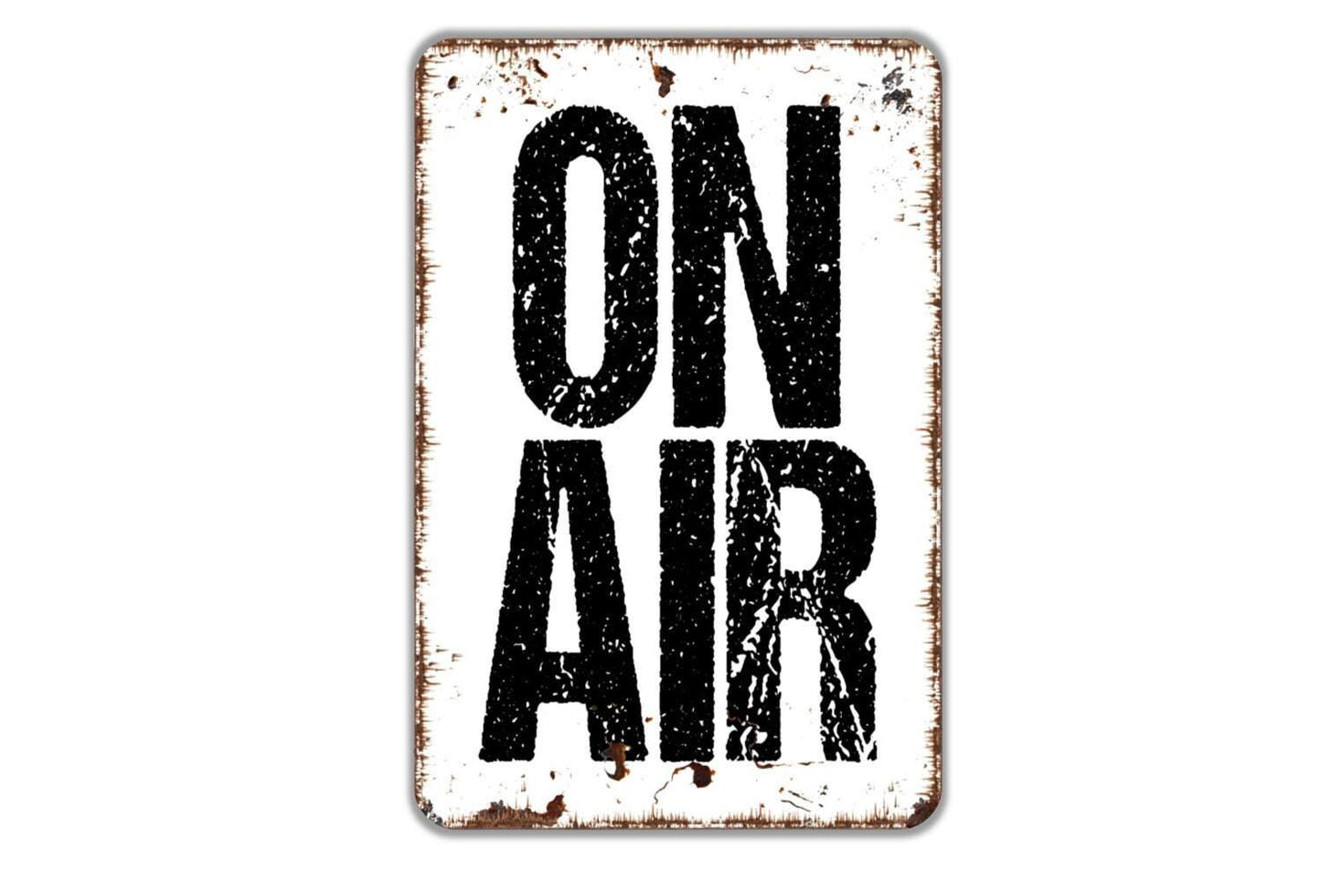On Air Sign, Recording Studio Metal Sign, Farmhouse Wall Decor Modern Wall Metal Sign