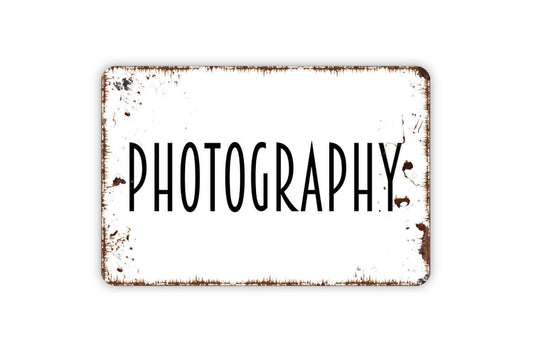 Photography Sign, Metal Sign, Custom Farmhouse Kitchen Wall Metal Sign
