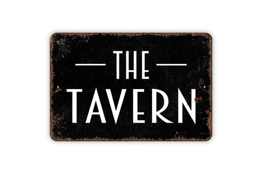 The Tavern Sign - Kitchen Metal Wall Art - Indoor or Outdoor