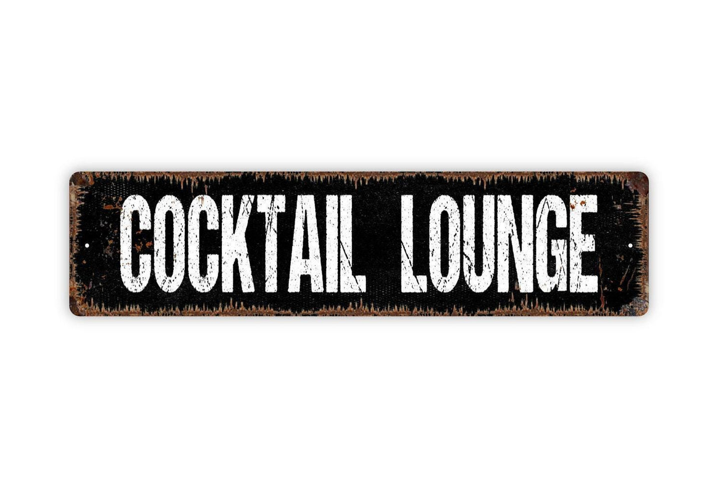 Cocktail Lounge Sign - Bar Pub Drinks Mocktails Vinyl Sticker Or  Street Metal Sign or Door Name Plate Plaque