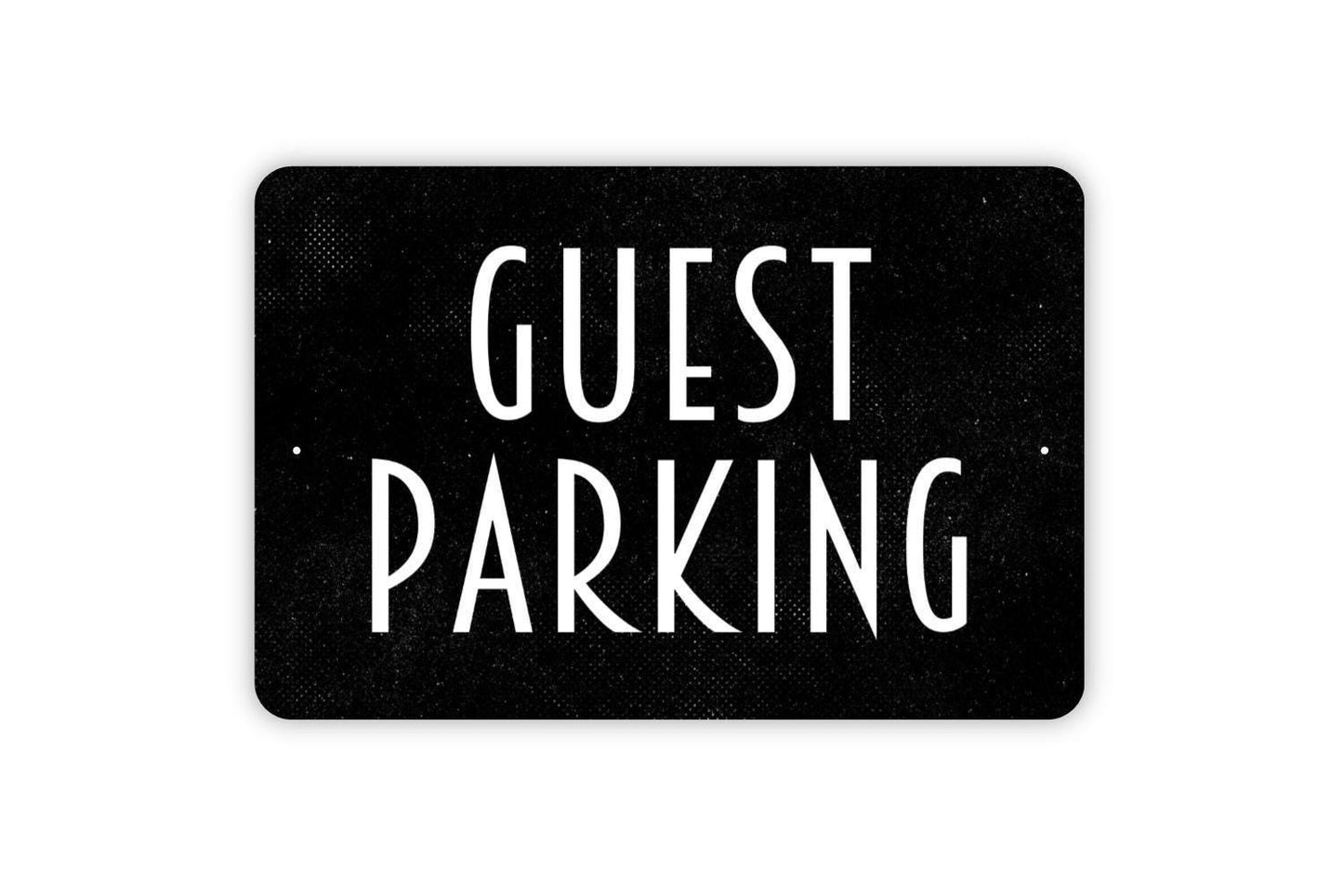 Guest Parking Sign – Reserved Visitor Parking Lot Driveway Garage Property Notice – Business Home Wall Decor – Metal Sign or Sticker