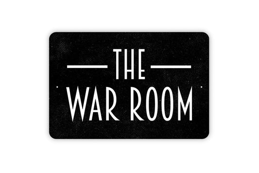 The War Room Sign - Christian Metal Indoor or Outdoor Wall Art