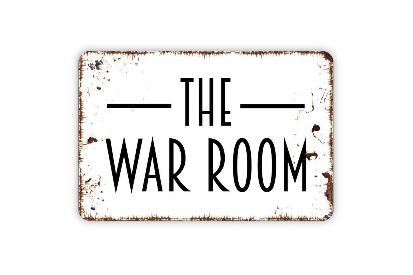 The War Room Sign - Christian Metal Indoor or Outdoor Wall Art