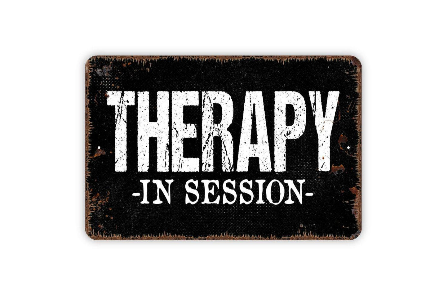 Therapy In Session Sign | Counseling Office or Home Relaxation Decor | Quiet Wall Sign for Porch, Meditation Space, or Therapy Room