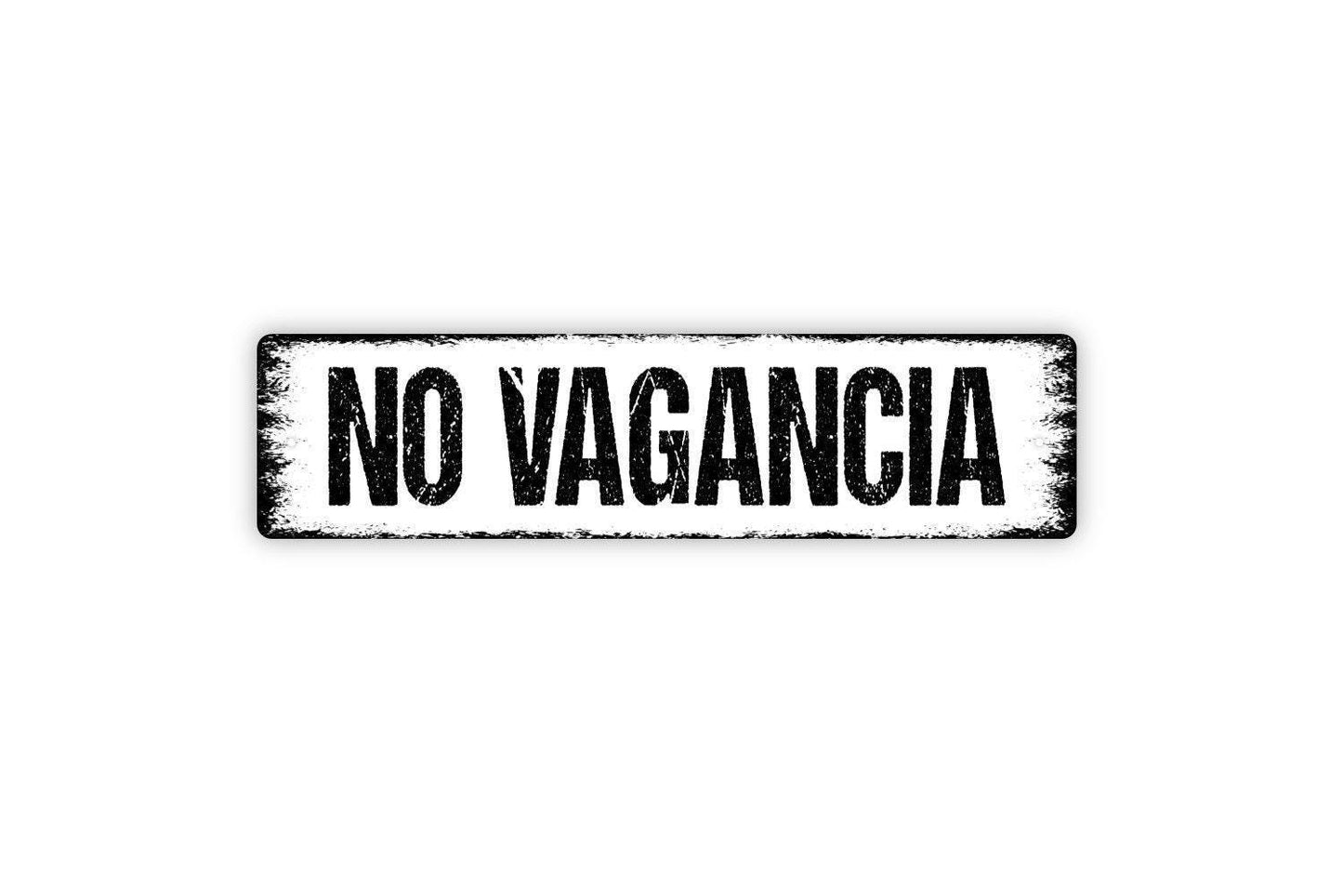No Vagancia Sign | Spanish Private Property Security Warning Wall Decor | Rustic Business Home Safety Notice | Metal Sign or Vinyl Sticker