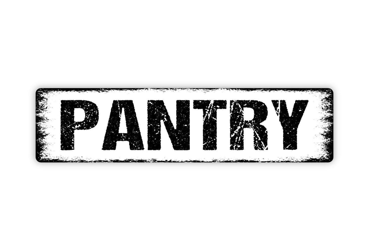 Pantry Sign - Kitchen Cafe Diner Dry Goods Snacks Vinyl Sticker Or  Street Metal Sign or Door Name Plate Plaque