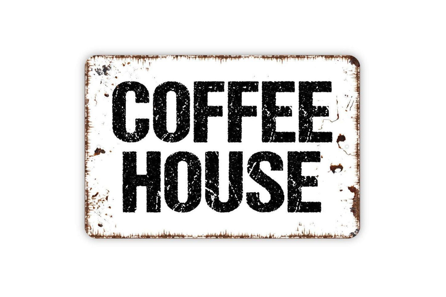 Coffee House Sign - Kitchen Metal Indoor or Outdoor Wall Art