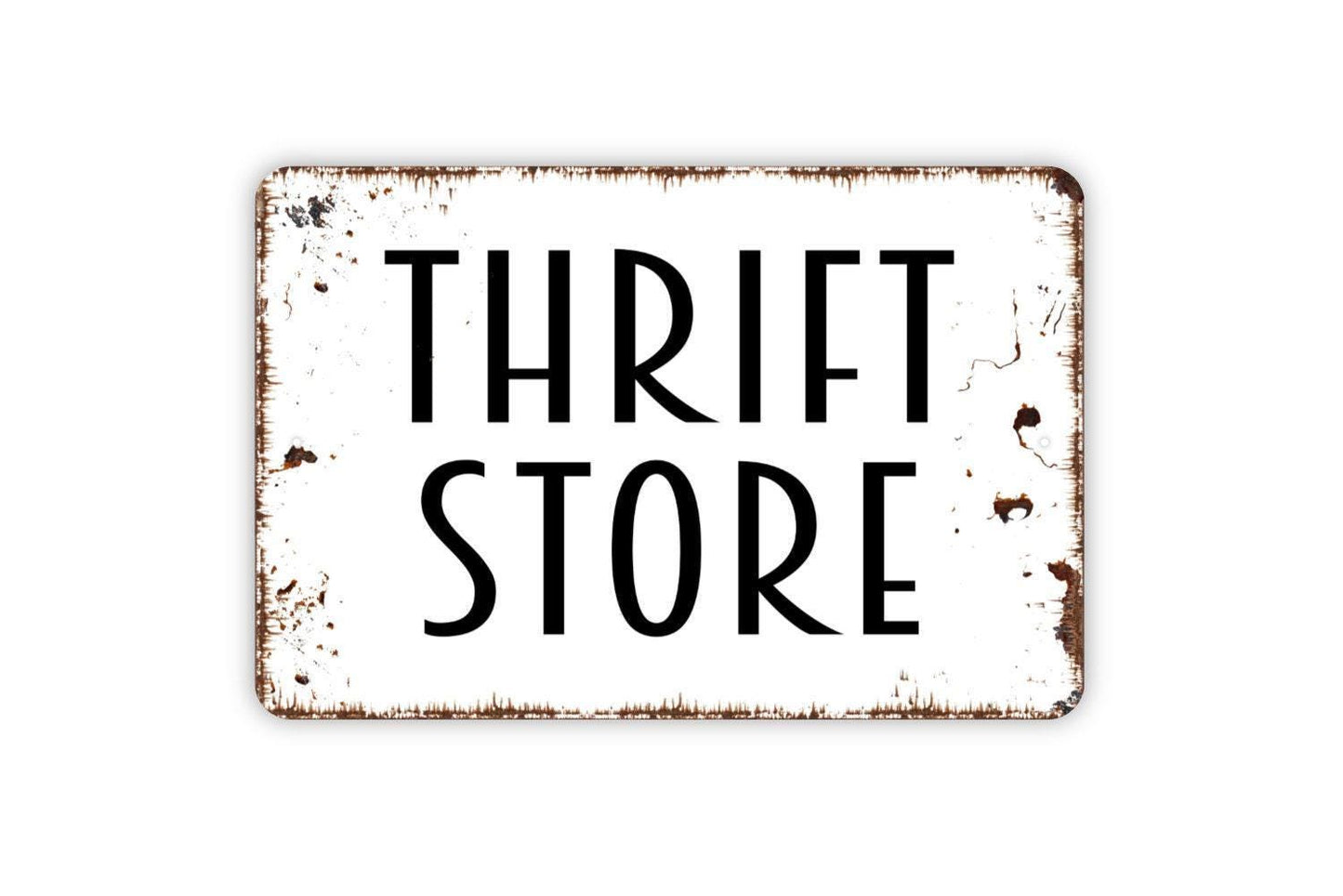 Thrift Store Sign - Metal Indoor or Outdoor Wall Art