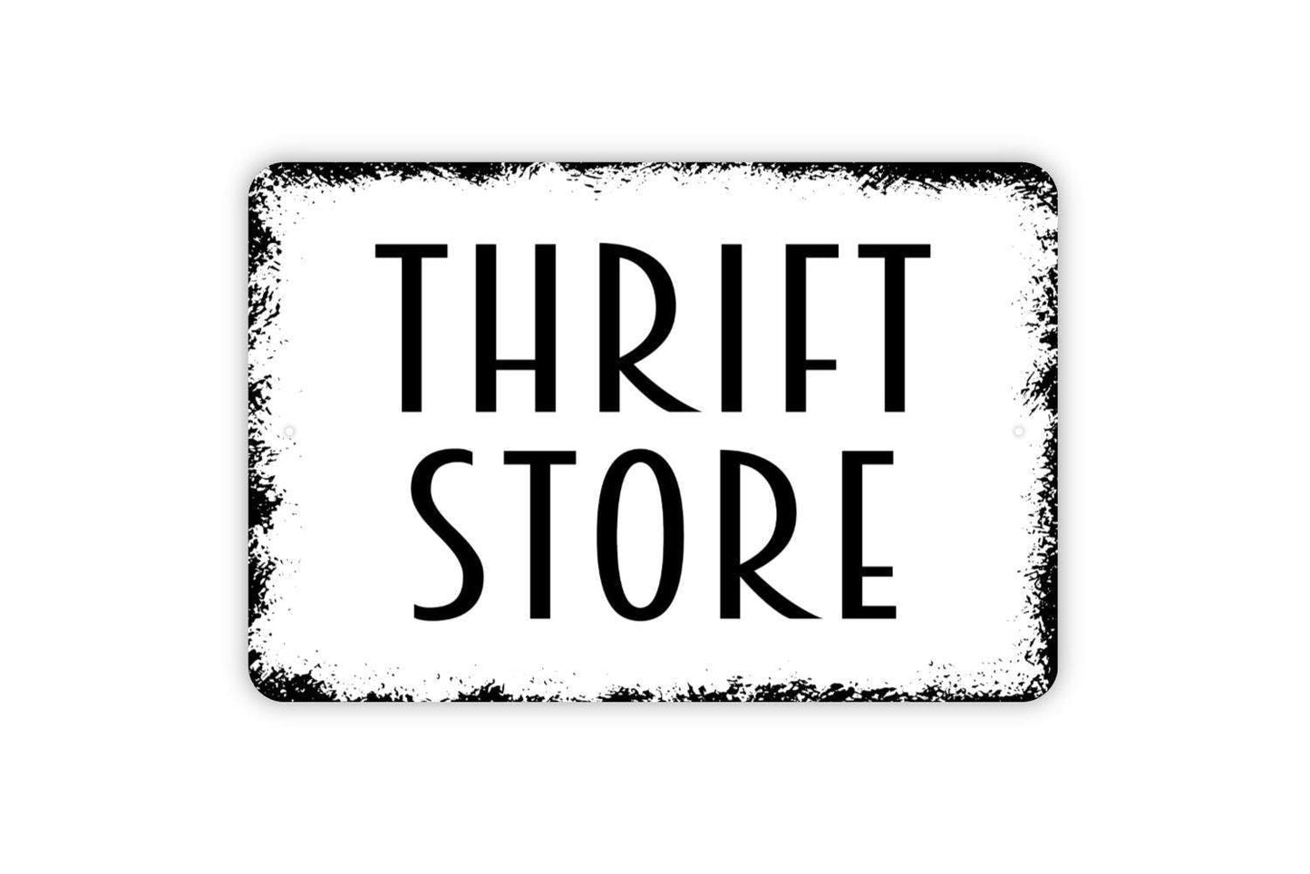 Thrift Store Sign - Metal Indoor or Outdoor Wall Art