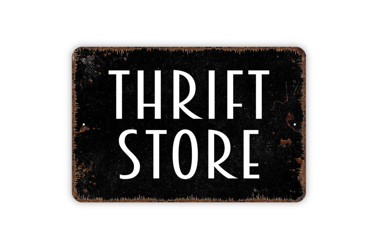 Thrift Store Sign - Metal Indoor or Outdoor Wall Art